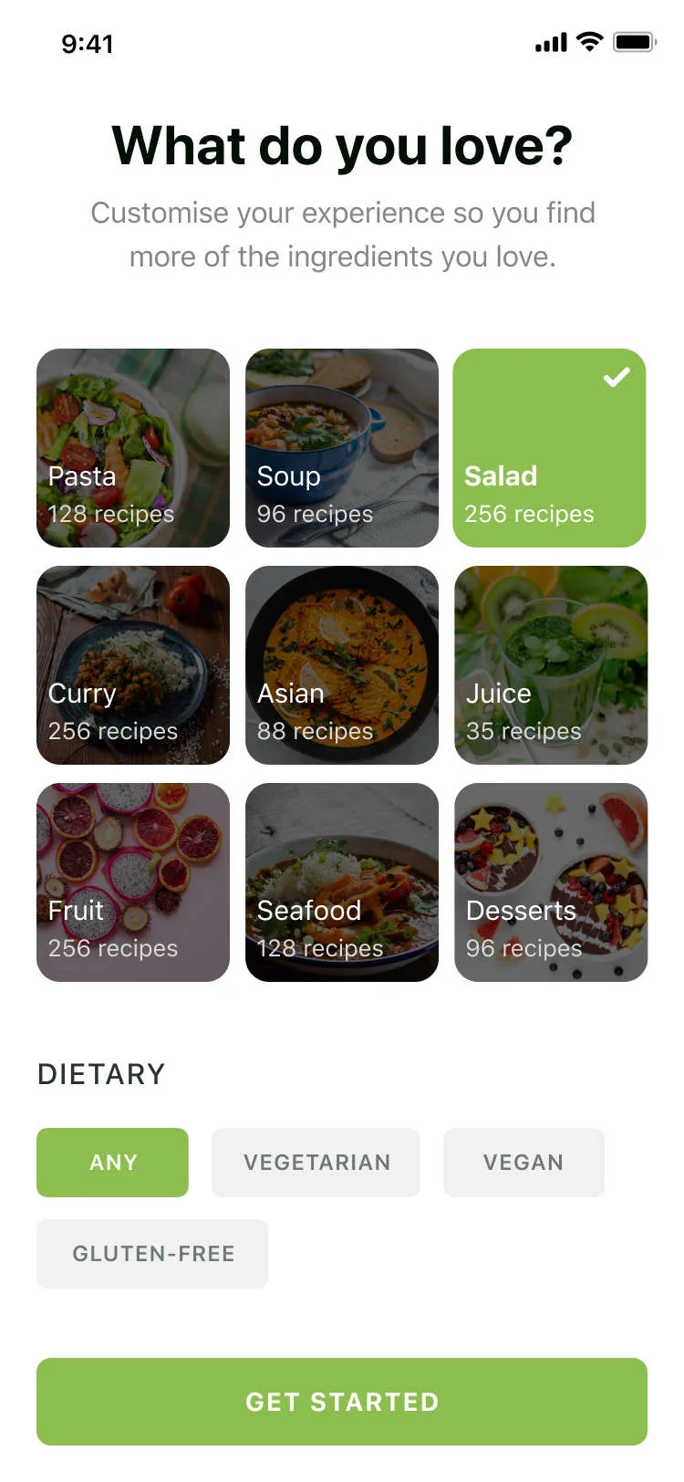 Digest preferences