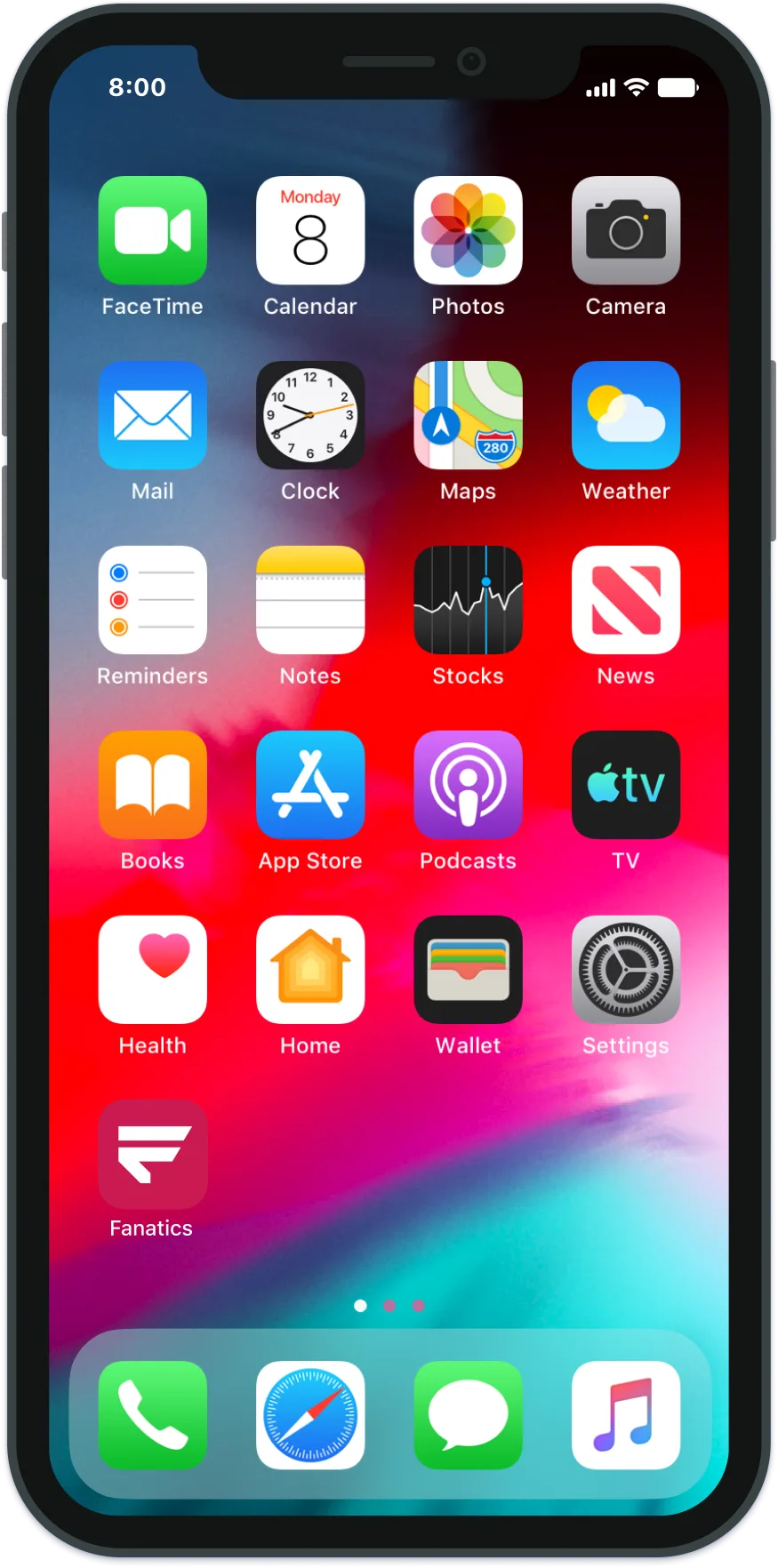 Fanatics iPhone X 1