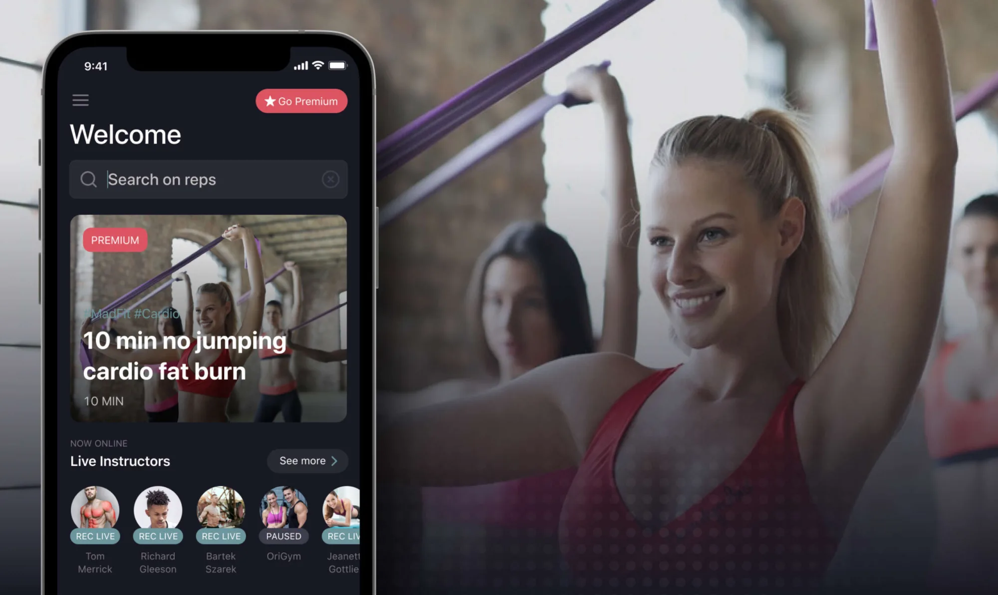 Reps fitness app