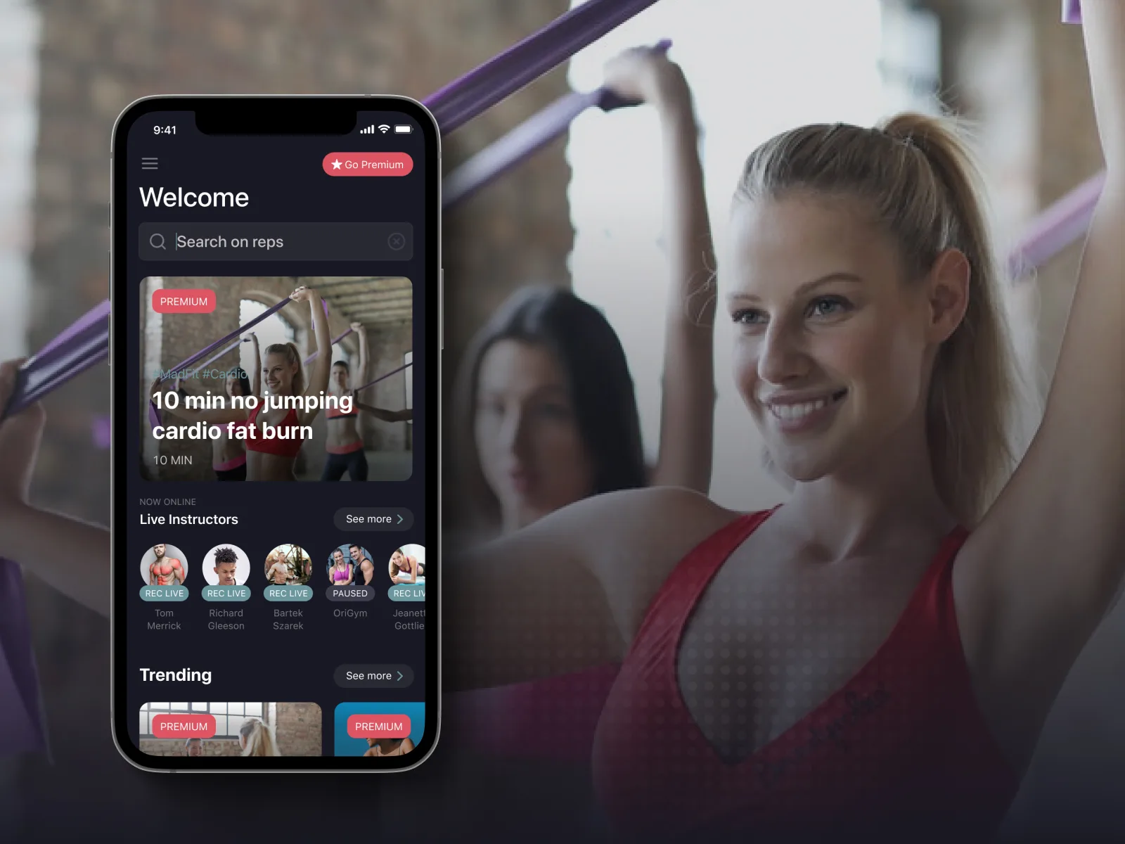Reps fitness app