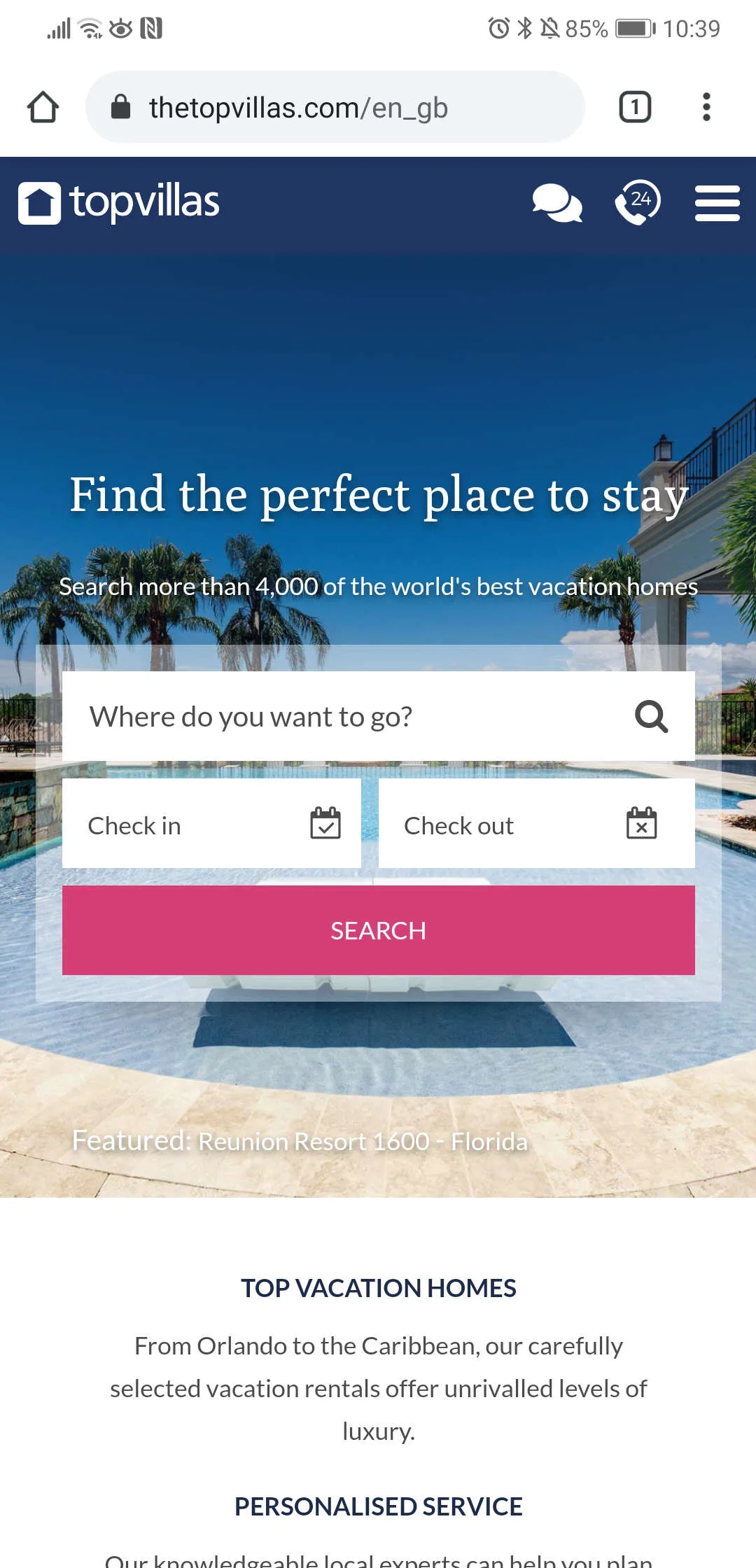 Top Villas mobile 1