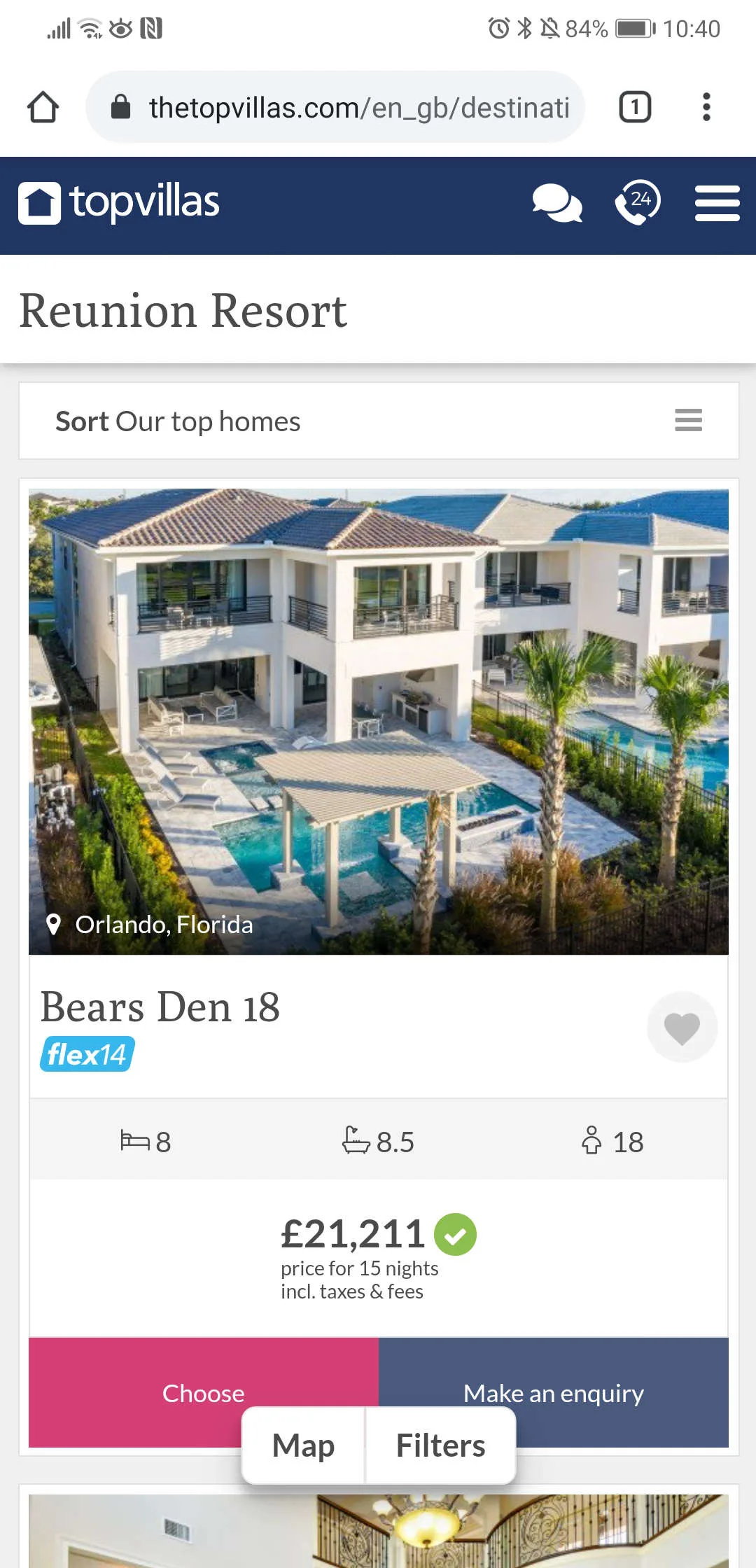 Top Villas mobile 3